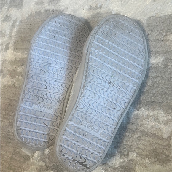 Cat & Jack Glittery White Kids Sneakers - Picture 5 of 5